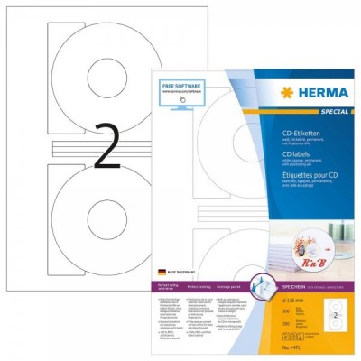 200 HERMA CD-etykiety 4471...