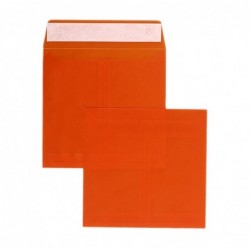 Koperty kolorowe przezroczyste pomarańczowe 160x160 mm BE2504482