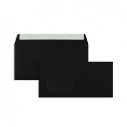 Koperty kolorowe czarne 110x220 mm (DIN Lang)|90 g/qm caribic BE2508477