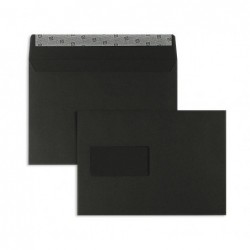 Koperty kolorowe czarne 162x229 mm (DIN C5)|130 g/qm BE2520683