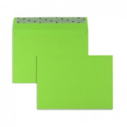 Koperty kolorowe zielony 162 x 229 mm (DIN C5) 130 g/qm Colorista bez okna pasek samoklejący prosta  BE2520671