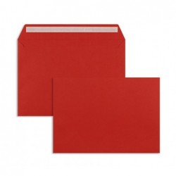 Koperty kolorowe czerwone (intensywna czerwień) 162x229 mm (DIN BE250635